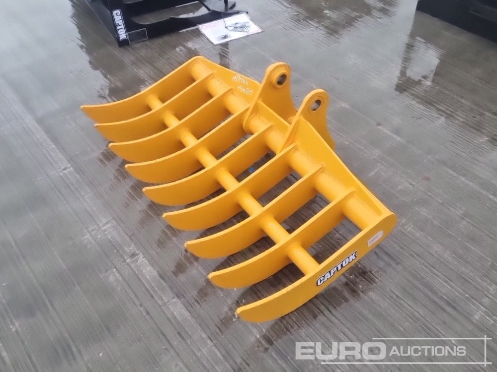 Unused 2025 Captok 44" Rake 45mm Pin to suit 4-6 Ton Excavator - Balde: foto 1 Unused 2025 Captok 44" Rake 45mm Pin to suit 4-6 Ton Excavator - Balde: foto 1