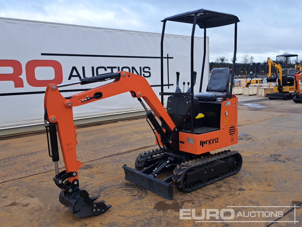 Unused 2025 JPC KV12 - Mini escavadeira: foto 1 Unused 2025 JPC KV12 - Mini escavadeira: foto 1