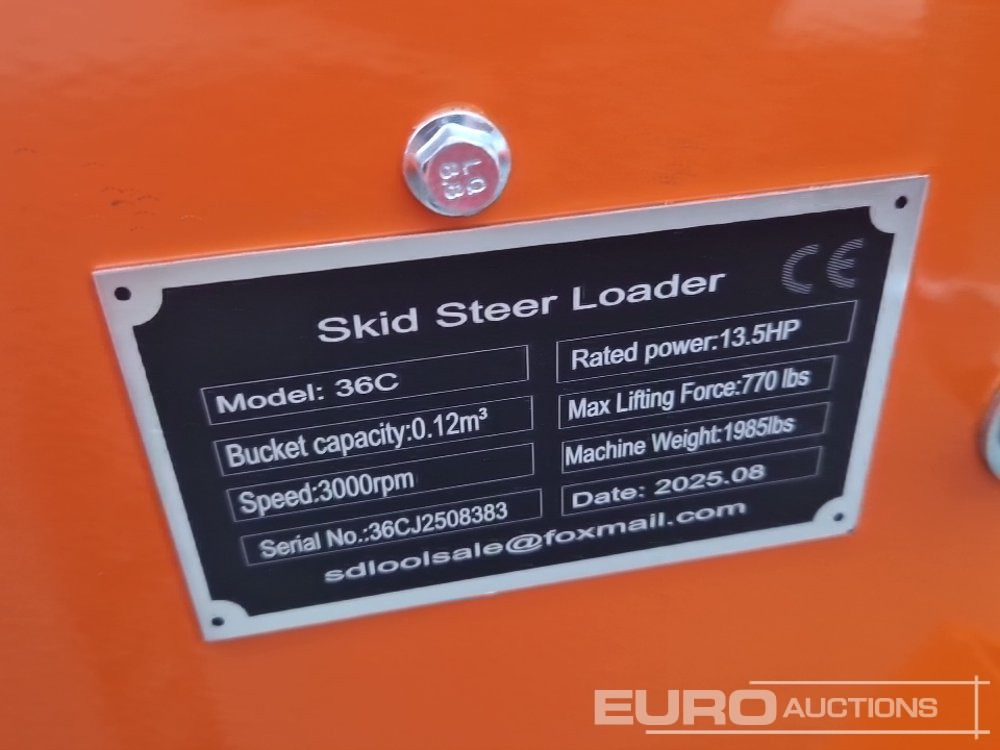 Mini pá carregadora Unused 2025 MMS MS36C: foto 36