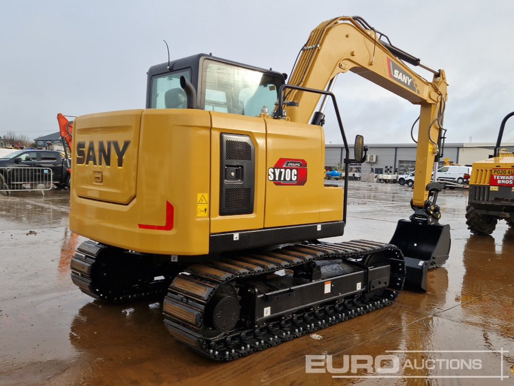 Unused 2025 Sany SY70C - Mini escavadeira: foto 5 Unused 2025 Sany SY70C - Mini escavadeira: foto 5
