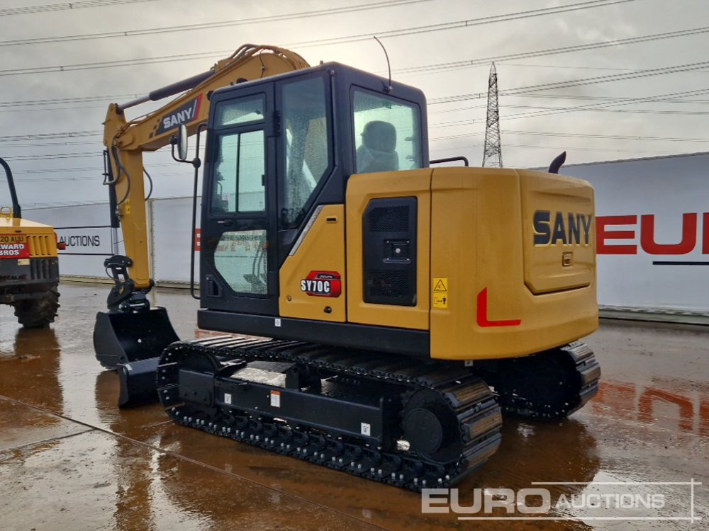 Unused 2025 Sany SY70C - Mini escavadeira: foto 3 Unused 2025 Sany SY70C - Mini escavadeira: foto 3