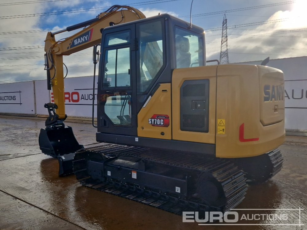 Unused 2025 Sany SY70C - Mini escavadeira: foto 3 Unused 2025 Sany SY70C - Mini escavadeira: foto 3