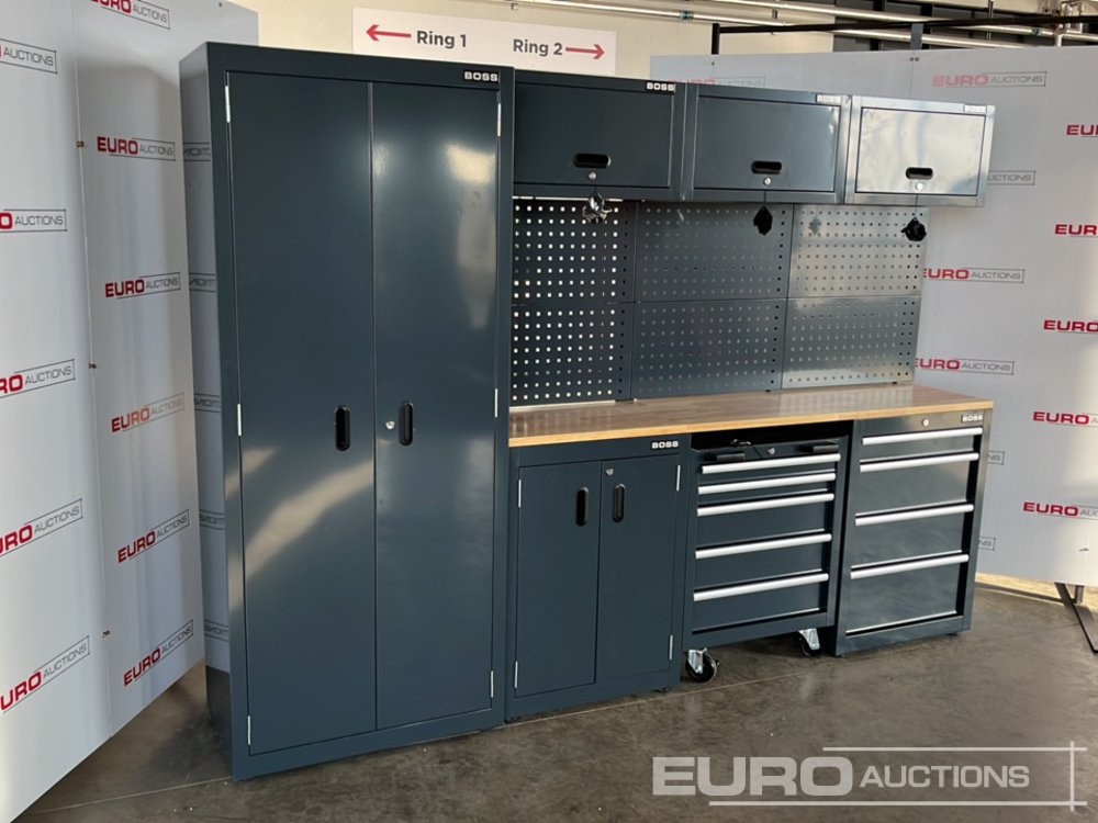 Unused Boss 2.6m 9 Drawer, 5 Cabinet Tool Station - Equipamento para oficina: foto 3 Unused Boss 2.6m 9 Drawer, 5 Cabinet Tool Station - Equipamento para oficina: foto 3