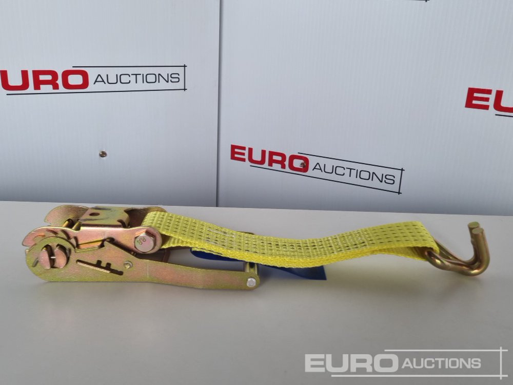 Equipamento de construção Unused Boss 4M x 50mm 5 Ton Ratchet Straps with Sling (4 of): foto 15