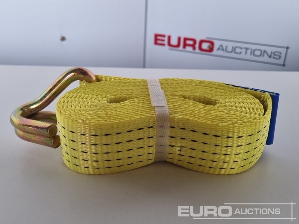 Equipamento de construção Unused Boss 4M x 50mm 5 Ton Ratchet Straps with Sling (4 of): foto 22
