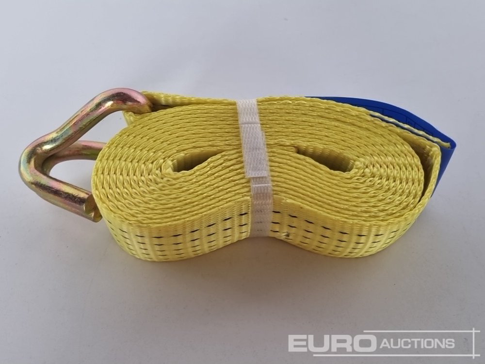 Equipamento de construção Unused Boss 4M x 50mm 5 Ton Ratchet Straps with Sling (4 of): foto 21