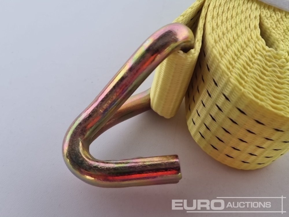 Equipamento de construção Unused Boss 4M x 50mm 5 Ton Ratchet Straps with Sling (4 of): foto 23