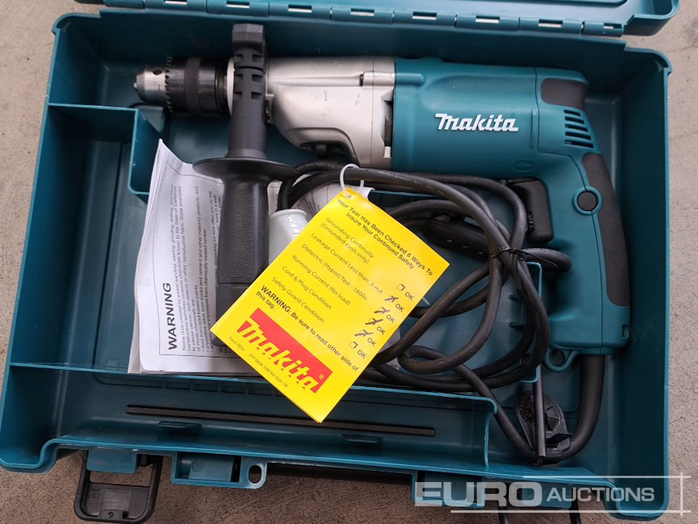 Unused Makita HP2050 110v2 Speed Hammer Drill - Equipamento de construção: foto 4 Unused Makita HP2050 110v2 Speed Hammer Drill - Equipamento de construção: foto 4