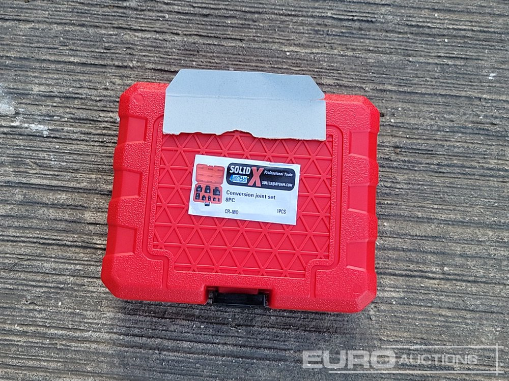 Unused Solid X Impact Socket Adaptiors (8 Piece Set) - Equipamento de construção: foto 2 Unused Solid X Impact Socket Adaptiors (8 Piece Set) - Equipamento de construção: foto 2