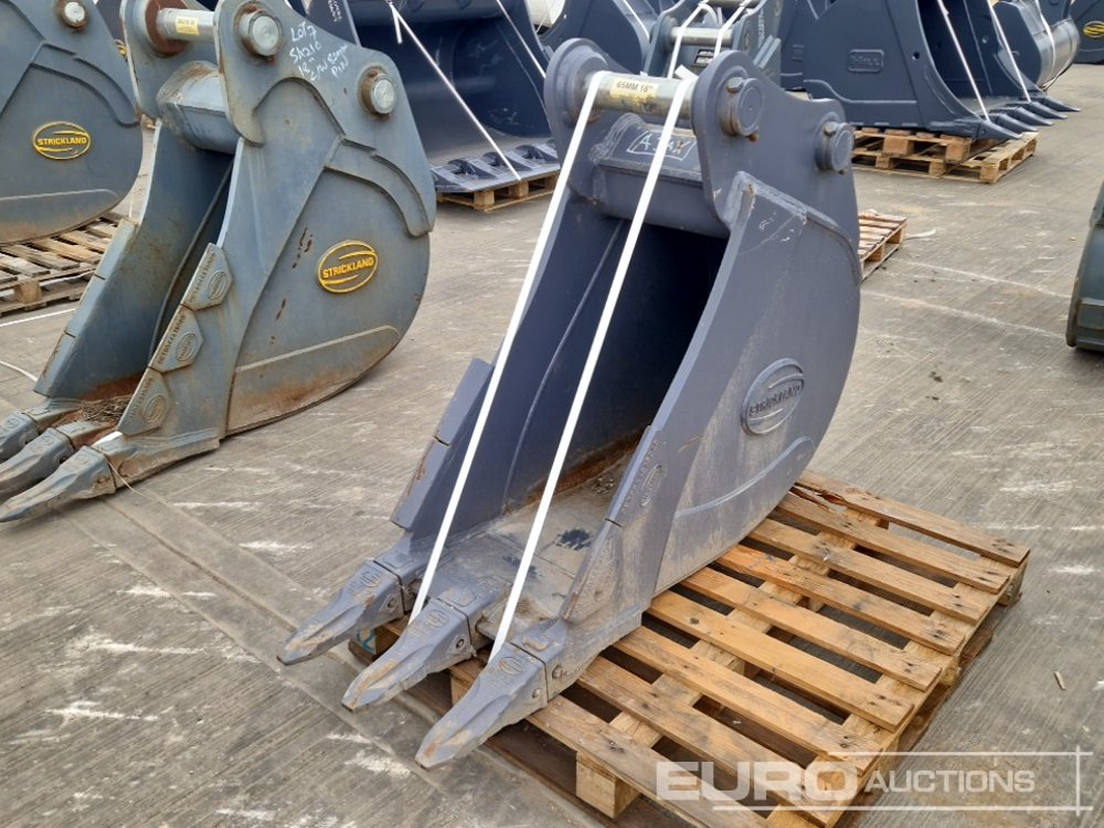 Unused Strickland 18" Digging Bucket 65mm Pin to suit 13 Ton Excavator - Balde: foto 1 Unused Strickland 18" Digging Bucket 65mm Pin to suit 13 Ton Excavator - Balde: foto 1