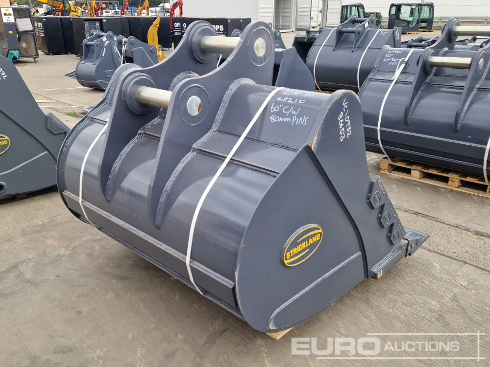 Unused Strickland 60" Digging Bucket 80mm Pin to suit 20 Ton Excavator - Balde: foto 5 Unused Strickland 60" Digging Bucket 80mm Pin to suit 20 Ton Excavator - Balde: foto 5