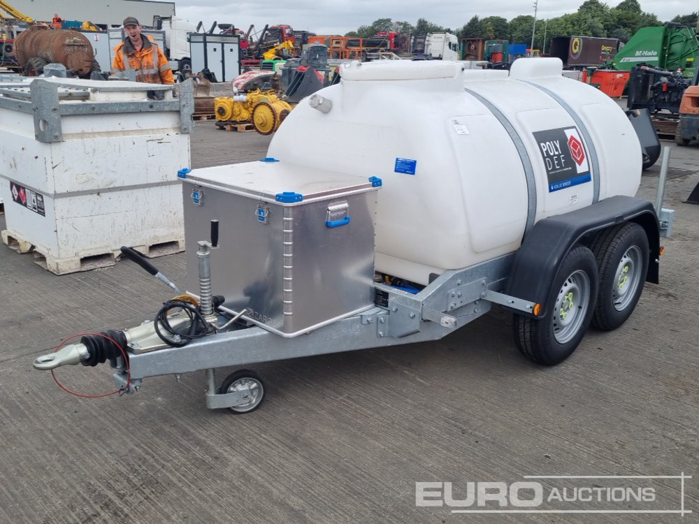 Unused Western Global Twin Axle Plastic ADBLUE Bowser, Electric Pump - Depósito de armazenamento: foto 1 Unused Western Global Twin Axle Plastic ADBLUE Bowser, Electric Pump - Depósito de armazenamento: foto 1