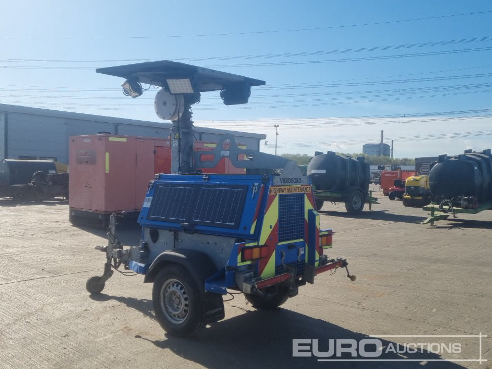 Verdegro LLTT-H Single Axle LED Lighting Tower, Kubota Engine, Solar Panels - Torre de iluminação: foto 3 Verdegro LLTT-H Single Axle LED Lighting Tower, Kubota Engine, Solar Panels - Torre de iluminação: foto 3