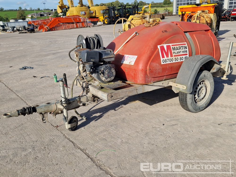 Western Single Axle Water Bowser, Petrol Pressure Washer, Hose, Lance - Lavadora de alta pressão: foto 1 Western Single Axle Water Bowser, Petrol Pressure Washer, Hose, Lance - Lavadora de alta pressão: foto 1
