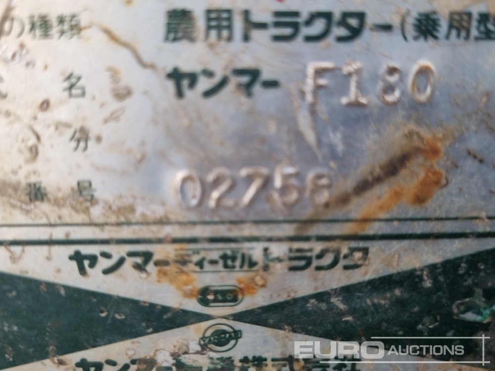 Mini trator Yanmar F-180: foto 43