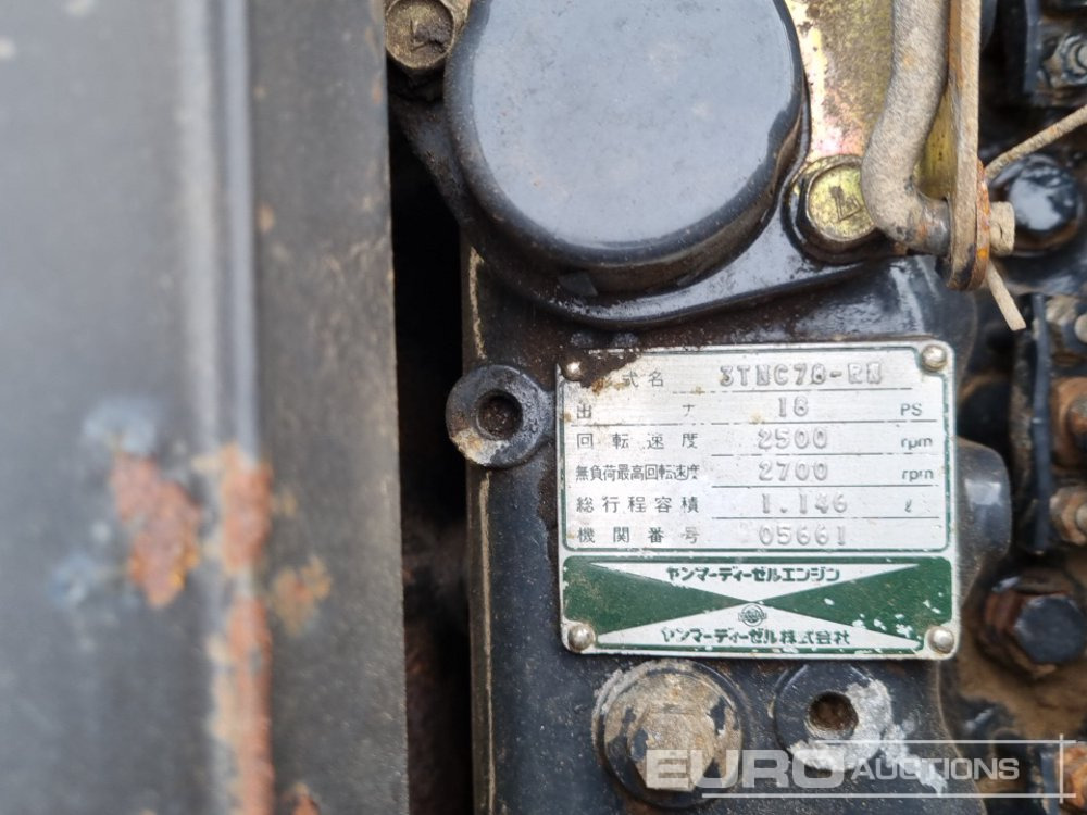 Mini trator Yanmar F-180: foto 32