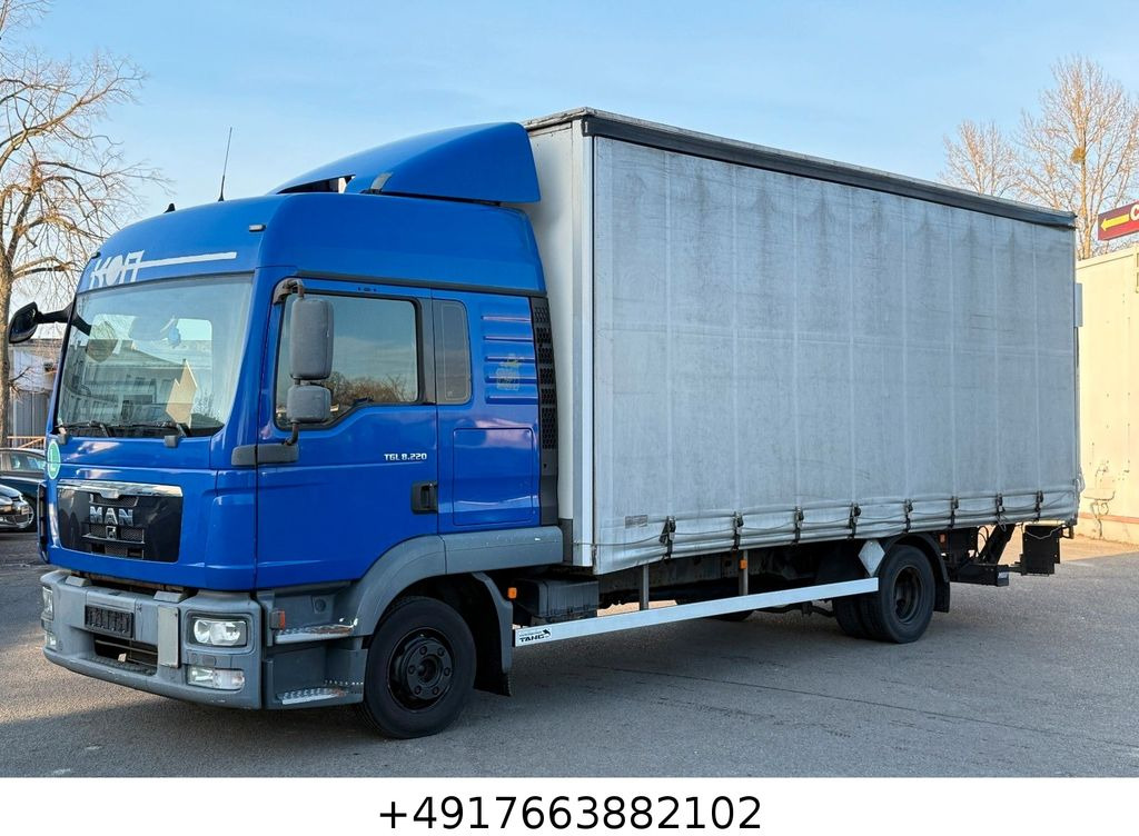 MAN TGL 8.220,NEU MOTOR/LBW/AHK/Schlafkab./6m - Camião de lona: foto 1 MAN TGL 8.220,NEU MOTOR/LBW/AHK/Schlafkab./6m - Camião de lona: foto 1