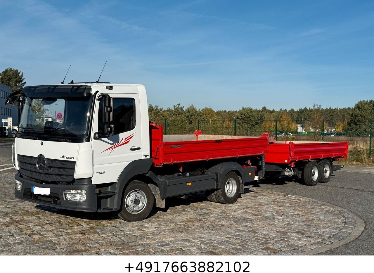 Mercedes-Benz Atego 1023 + Anhänger Dreiseitenkipper - Camião basculante: foto 3 Mercedes-Benz Atego 1023 + Anhänger Dreiseitenkipper - Camião basculante: foto 3