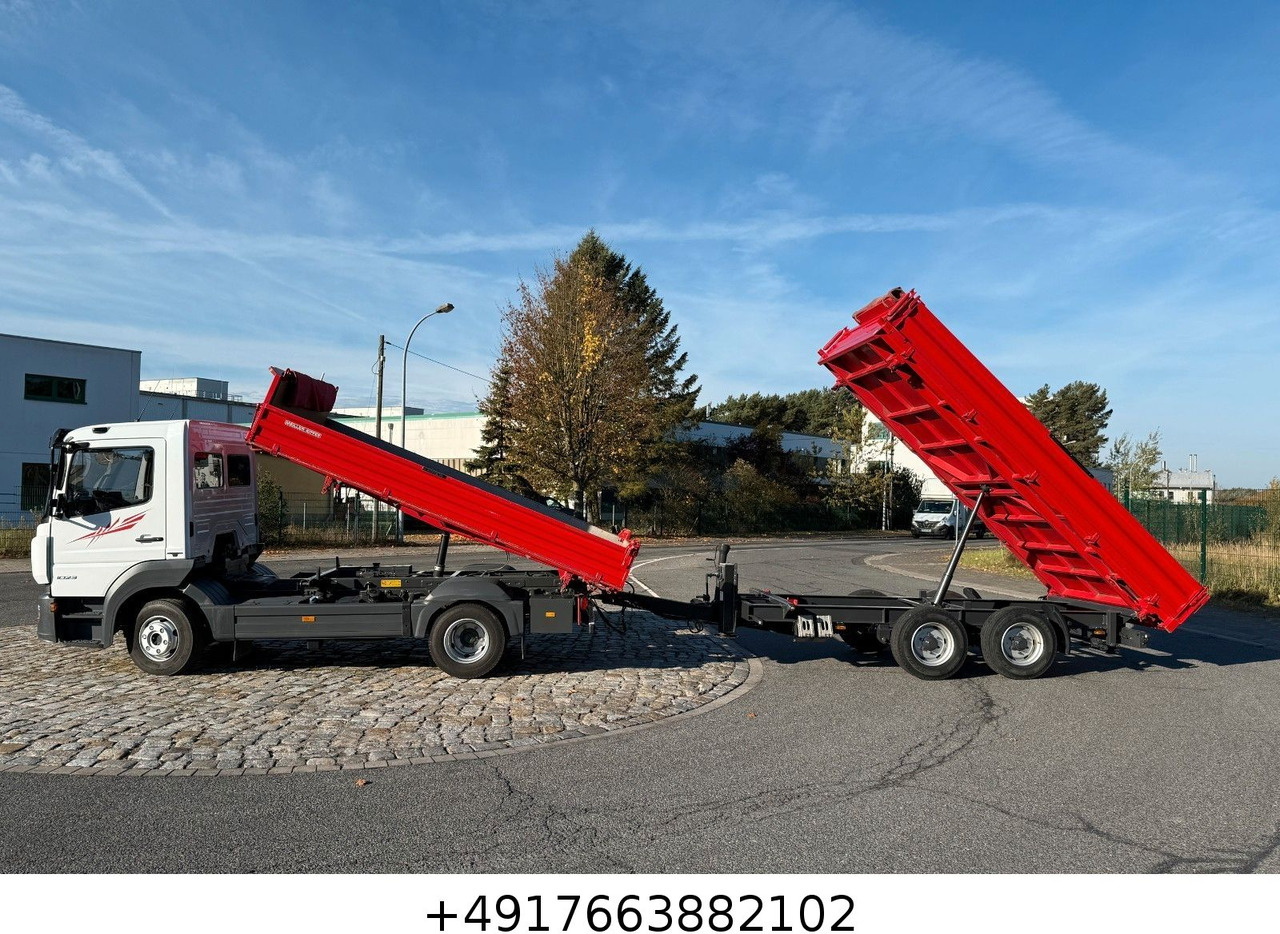 Mercedes-Benz Atego 1023 + Anhänger Dreiseitenkipper - Camião basculante: foto 2 Mercedes-Benz Atego 1023 + Anhänger Dreiseitenkipper - Camião basculante: foto 2