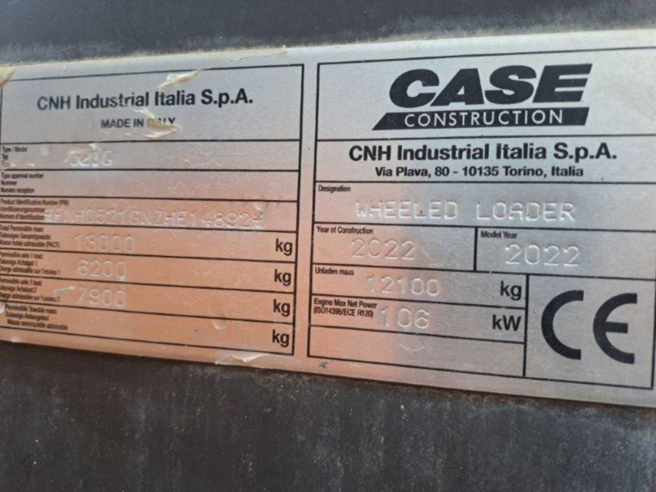 Pá carregadora de rodas CASE 521 GXR: foto 6 Pá carregadora de rodas CASE 521 GXR: foto 6