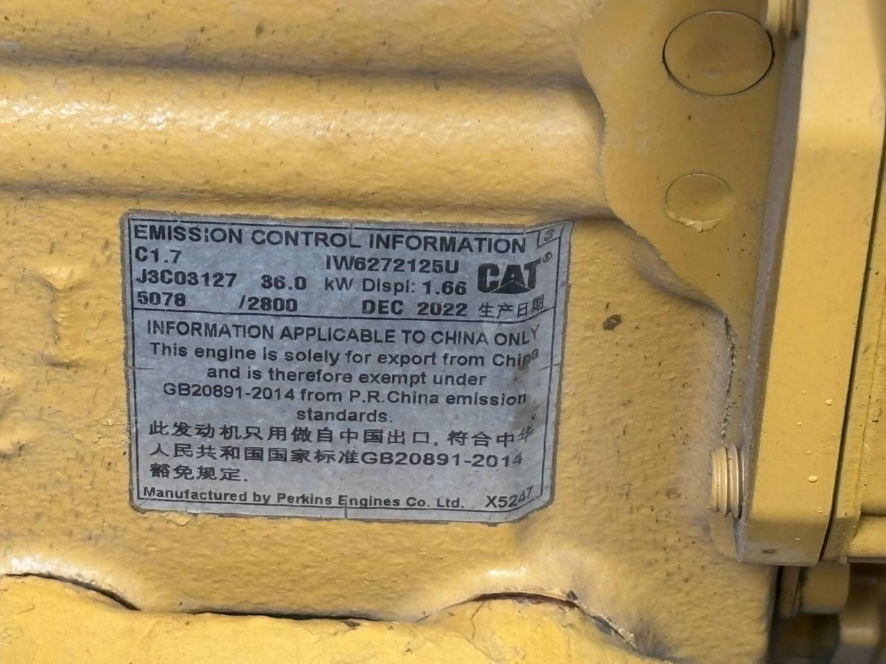 Escavadora de rastos CAT 305: foto 8