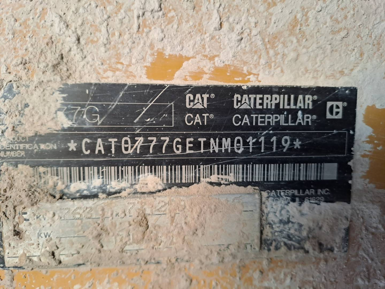 Caminhão fora de estrada CAT 777G: foto 7