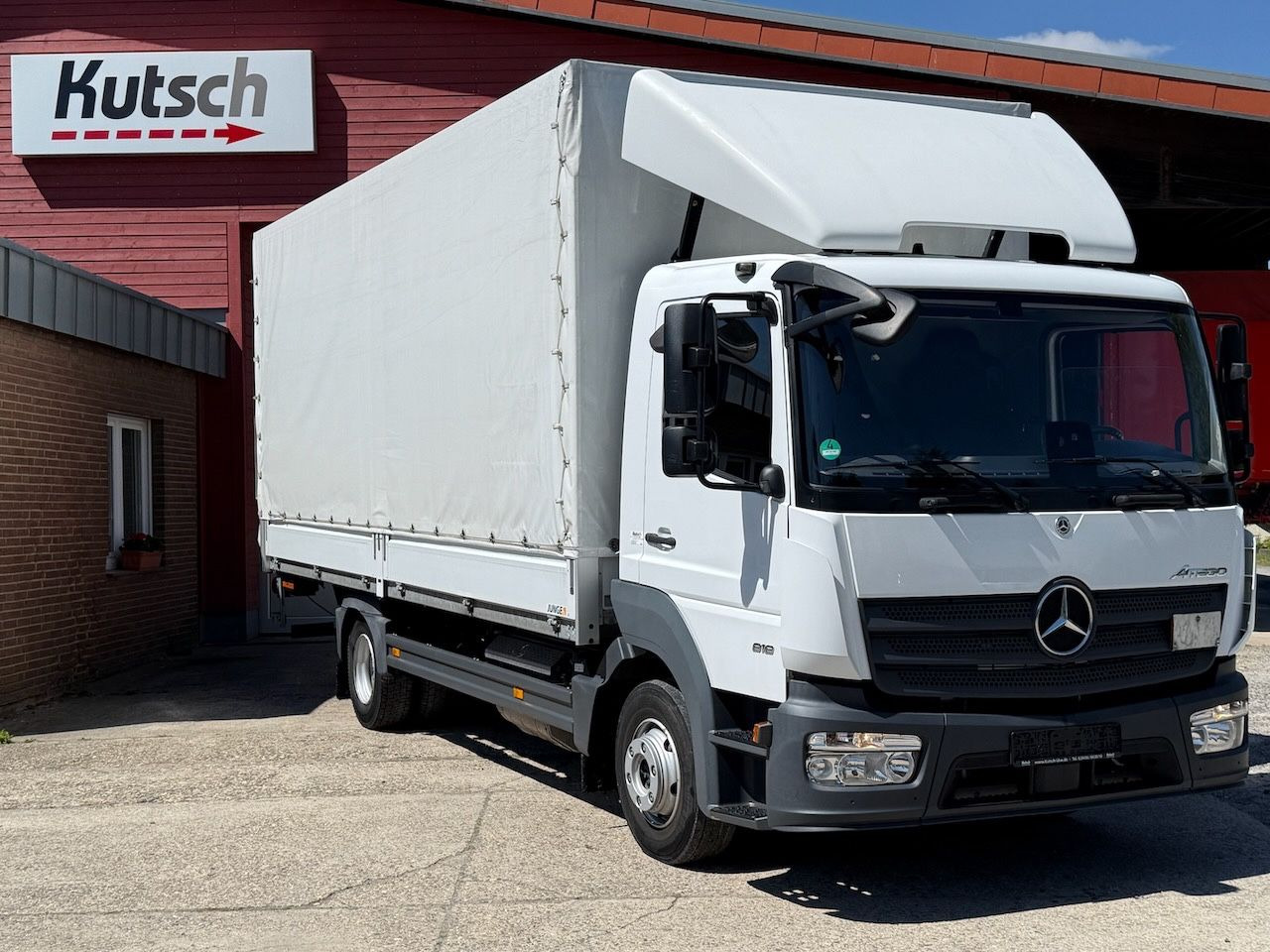 Mercedes-Benz Atego 818L Plane, Ladebordwand, Klima, AHK - Camião de lona: foto 4 Mercedes-Benz Atego 818L Plane, Ladebordwand, Klima, AHK - Camião de lona: foto 4