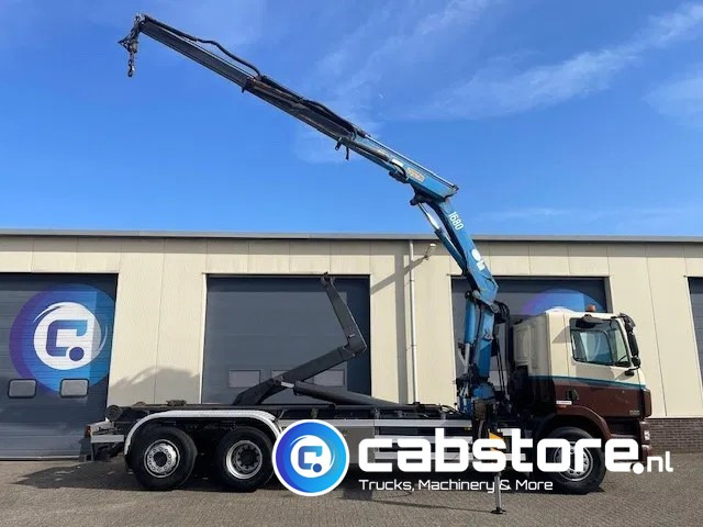 DAF CF 85.340 6X2 Euro 3 - Haakarm containersystem - Hooklift - Abrollkipper - Year 2004 - HMF 1680-K2 Crane - Grua - Ladekran - Autolaadkraan - Camião polibenne, Camião grua: foto 5 DAF CF 85.340 6X2 Euro 3 - Haakarm containersystem - Hooklift - Abrollkipper - Year 2004 - HMF 1680-K2 Crane - Grua - Ladekran - Autolaadkraan - Camião polibenne, Camião grua: foto 5
