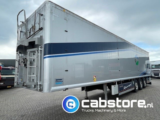 Knapen K100 3-assige WALKING FLOOR oplegger - 90m3 - Bouwjaar 2018 - NIEUWE vloerdelen - Good condition !! - Reboque furgão: foto 5 Knapen K100 3-assige WALKING FLOOR oplegger - 90m3 - Bouwjaar 2018 - NIEUWE vloerdelen - Good condition !! - Reboque furgão: foto 5