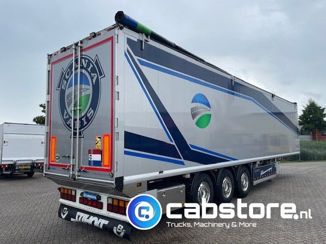 Knapen K100 3-assige WALKING FLOOR oplegger - 90m3 - Bouwjaar 2018 - NIEUWE vloerdelen - Good condition !! - Reboque furgão: foto 1 Knapen K100 3-assige WALKING FLOOR oplegger - 90m3 - Bouwjaar 2018 - NIEUWE vloerdelen - Good condition !! - Reboque furgão: foto 1