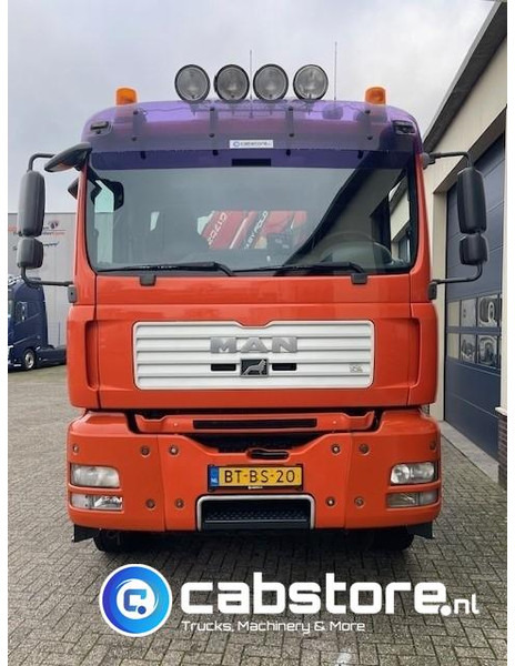 Camião com sistema de cabo, Camião grua MAN TGA 41.440 8X4 BB Palfinger Epsilon Z-Kraan bouwjaar 2011 + NCH 30 Ton's Kabel-containersyteem - Handgeschakeld - Bouwjaar 2007 - Km 582.782: foto 9