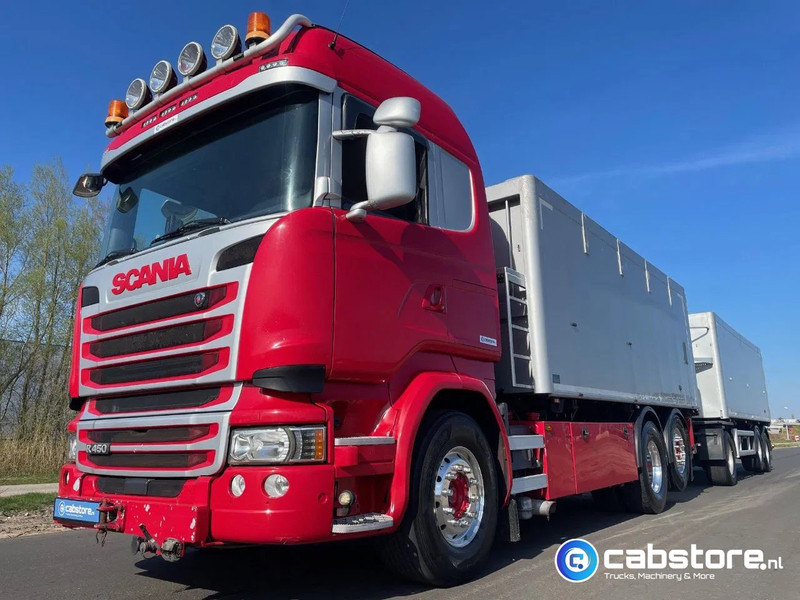 Scania LB6X2*4HNB Euro 6 - Year 2016 - RETARDER - ALUMINIUM kipper + FLOOR kipper aanhangwagen - Good Condition !! - Caminhão tanque: foto 1 Scania LB6X2*4HNB Euro 6 - Year 2016 - RETARDER - ALUMINIUM kipper + FLOOR kipper aanhangwagen - Good Condition !! - Caminhão tanque: foto 1