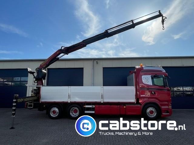 Scania R520 LB6X2*4HNB Euro 6 - Bouwjaar 2013 - Highline - Opticruise - Open box + Palfinger PK 24001-K B Autolaadkraan - Good condition ! - Camião de caixa aberta/ Plataforma, Camião grua: foto 3 Scania R520 LB6X2*4HNB Euro 6 - Bouwjaar 2013 - Highline - Opticruise - Open box + Palfinger PK 24001-K B Autolaadkraan - Good condition ! - Camião de caixa aberta/ Plataforma, Camião grua: foto 3