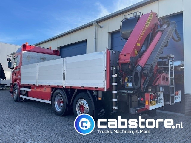 Scania R520 LB6X2*4HNB Euro 6 - Bouwjaar 2013 - Highline - Opticruise - Open box + Palfinger PK 24001-K B Autolaadkraan - Good condition ! - Camião de caixa aberta/ Plataforma, Camião grua: foto 5 Scania R520 LB6X2*4HNB Euro 6 - Bouwjaar 2013 - Highline - Opticruise - Open box + Palfinger PK 24001-K B Autolaadkraan - Good condition ! - Camião de caixa aberta/ Plataforma, Camião grua: foto 5