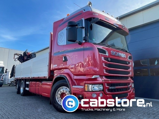 Scania R520 LB6X2*4HNB Euro 6 - Bouwjaar 2013 - Highline - Opticruise - Open box + Palfinger PK 24001-K B Autolaadkraan - Good condition ! - Camião de caixa aberta/ Plataforma, Camião grua: foto 4 Scania R520 LB6X2*4HNB Euro 6 - Bouwjaar 2013 - Highline - Opticruise - Open box + Palfinger PK 24001-K B Autolaadkraan - Good condition ! - Camião de caixa aberta/ Plataforma, Camião grua: foto 4