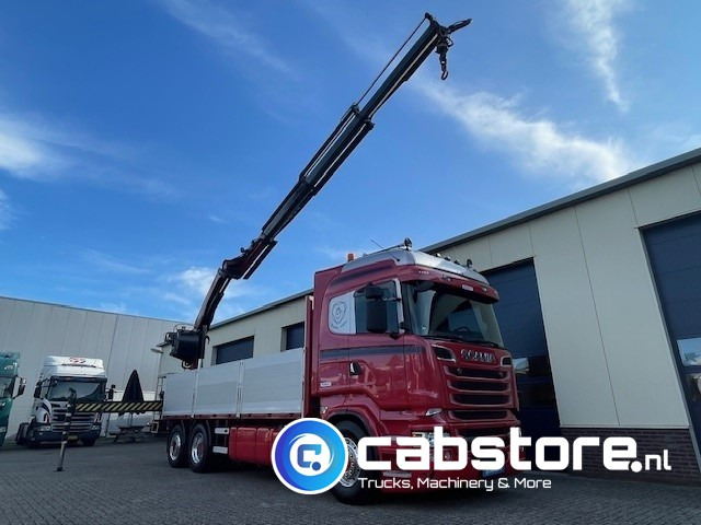 Scania R520 LB6X2*4HNB Euro 6 - Bouwjaar 2013 - Highline - Opticruise - Open box + Palfinger PK 24001-K B Autolaadkraan - Good condition ! - Camião de caixa aberta/ Plataforma, Camião grua: foto 2 Scania R520 LB6X2*4HNB Euro 6 - Bouwjaar 2013 - Highline - Opticruise - Open box + Palfinger PK 24001-K B Autolaadkraan - Good condition ! - Camião de caixa aberta/ Plataforma, Camião grua: foto 2