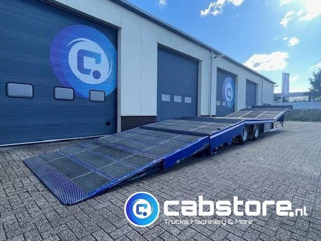 TURBO'S HOET SC22AA 2-assige oprij trailer Machine transporter - Uitschuif ramp !! - Year 2017 - Good condition - - Semi-reboque transporte de veículos: foto 4 TURBO'S HOET SC22AA 2-assige oprij trailer Machine transporter - Uitschuif ramp !! - Year 2017 - Good condition - - Semi-reboque transporte de veículos: foto 4