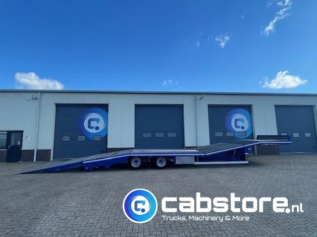 TURBO'S HOET SC22AA 2-assige oprij trailer Machine transporter - Uitschuif ramp !! - Year 2017 - Good condition - - Semi-reboque transporte de veículos: foto 3 TURBO'S HOET SC22AA 2-assige oprij trailer Machine transporter - Uitschuif ramp !! - Year 2017 - Good condition - - Semi-reboque transporte de veículos: foto 3