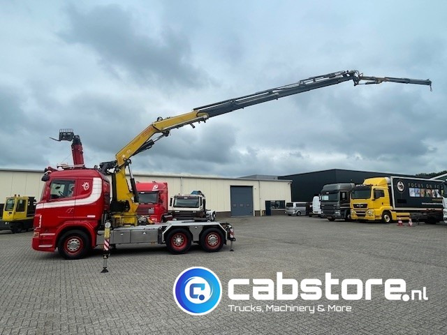 Scania G 400 A 6X2*4 HNA Euro 5 - Handgeschakeld - FASSI F455XP + JIP Autolaadkraan - Bouwjaar 2010 - Km 748.730 - Very good condition !! - Tractor: foto 4 Scania G 400 A 6X2*4 HNA Euro 5 - Handgeschakeld - FASSI F455XP + JIP Autolaadkraan - Bouwjaar 2010 - Km 748.730 - Very good condition !! - Tractor: foto 4