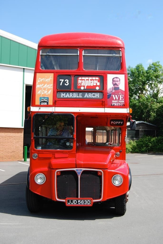 Ônibus panorâmico British Bus Closed topped Routemaster Nostalgic Heritage Classic Vintage: foto 1