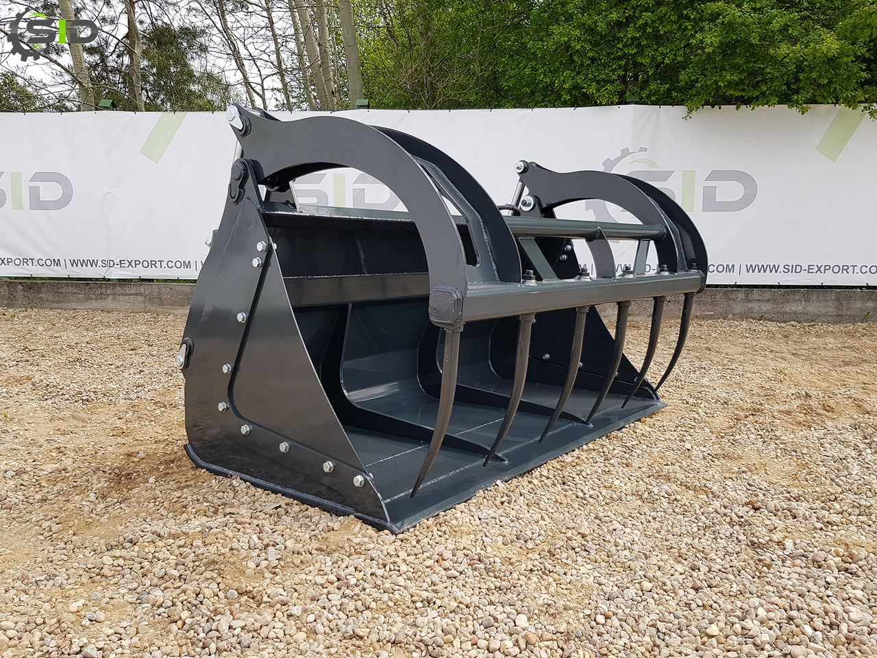 SID KROKODILSCHAUFEL GESCHMIEDETE ZINKEN XXL / Crocodile grab bucket forged tines XXL 1,8 m SID - Equipamento para silagem: foto 1 SID KROKODILSCHAUFEL GESCHMIEDETE ZINKEN XXL / Crocodile grab bucket forged tines XXL 1,8 m SID - Equipamento para silagem: foto 1