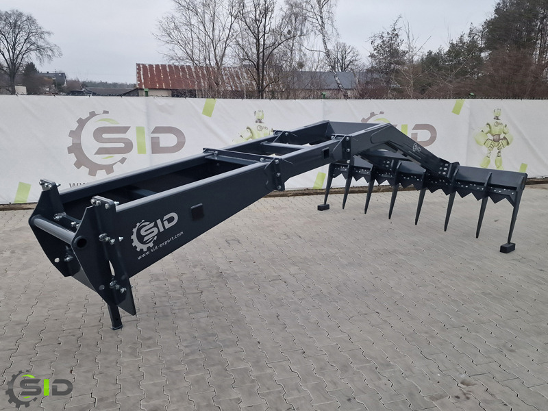 SID Silagekamm Schneidkamm Reißkamm Siloharke / Silage rake / Le râteau d'ensilage 1,80 m - Garfos por Carregadora articulada: foto 4 SID Silagekamm Schneidkamm Reißkamm Siloharke / Silage rake / Le râteau d'ensilage 1,80 m - Garfos por Carregadora articulada: foto 4