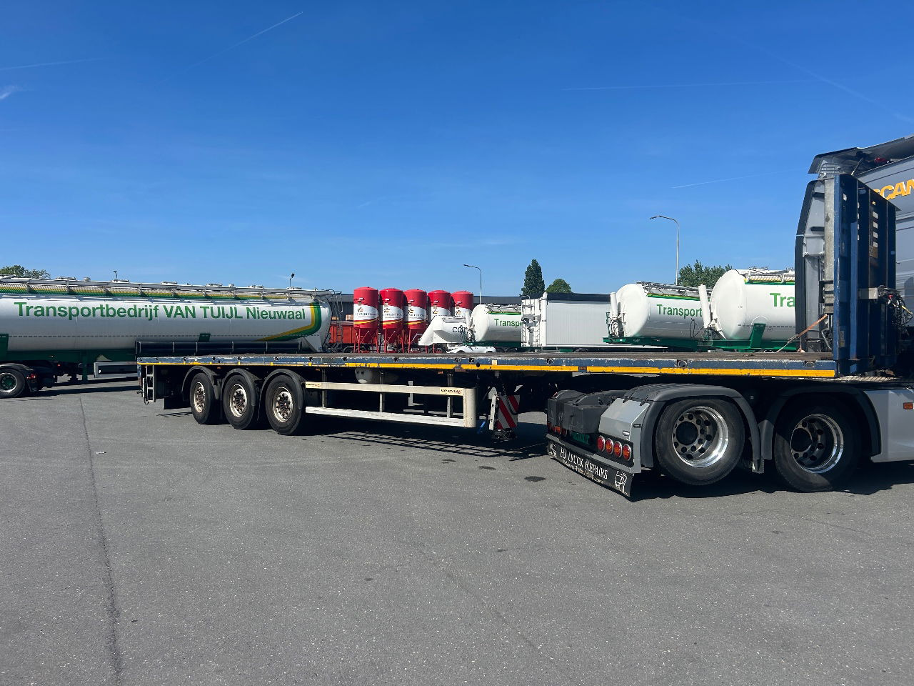 Faymonville SPN-3A 6 mtr expandable - Semi-reboque plataforma/ Caixa aberta: foto 1 Faymonville SPN-3A 6 mtr expandable - Semi-reboque plataforma/ Caixa aberta: foto 1