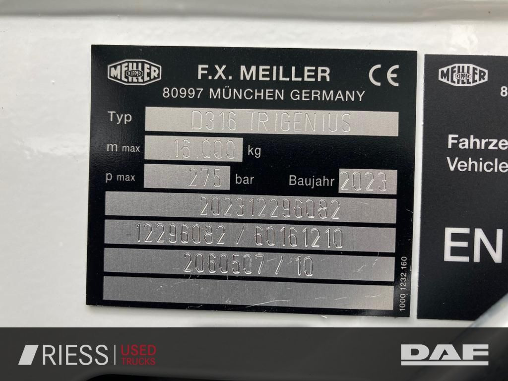 Camião basculante novo DAF XFc 480 FAT 6x4 Intarder Bordmatik Trigenius: foto 10