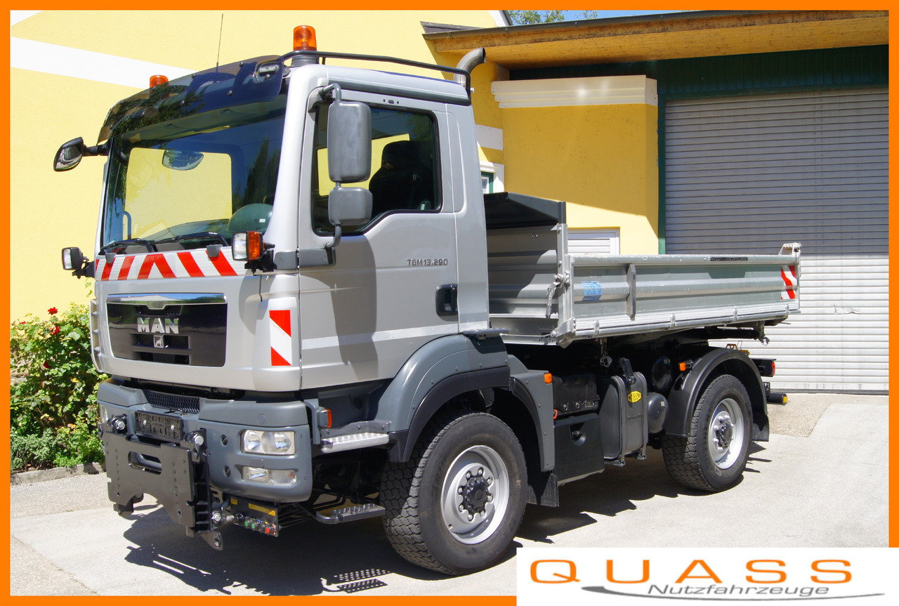 MAN TGM 13.290/4x4/TÜV/Euro 5/einzelbereift/Winterdienst/MEILLER - Veículo limpa-neves: foto 1 MAN TGM 13.290/4x4/TÜV/Euro 5/einzelbereift/Winterdienst/MEILLER - Veículo limpa-neves: foto 1