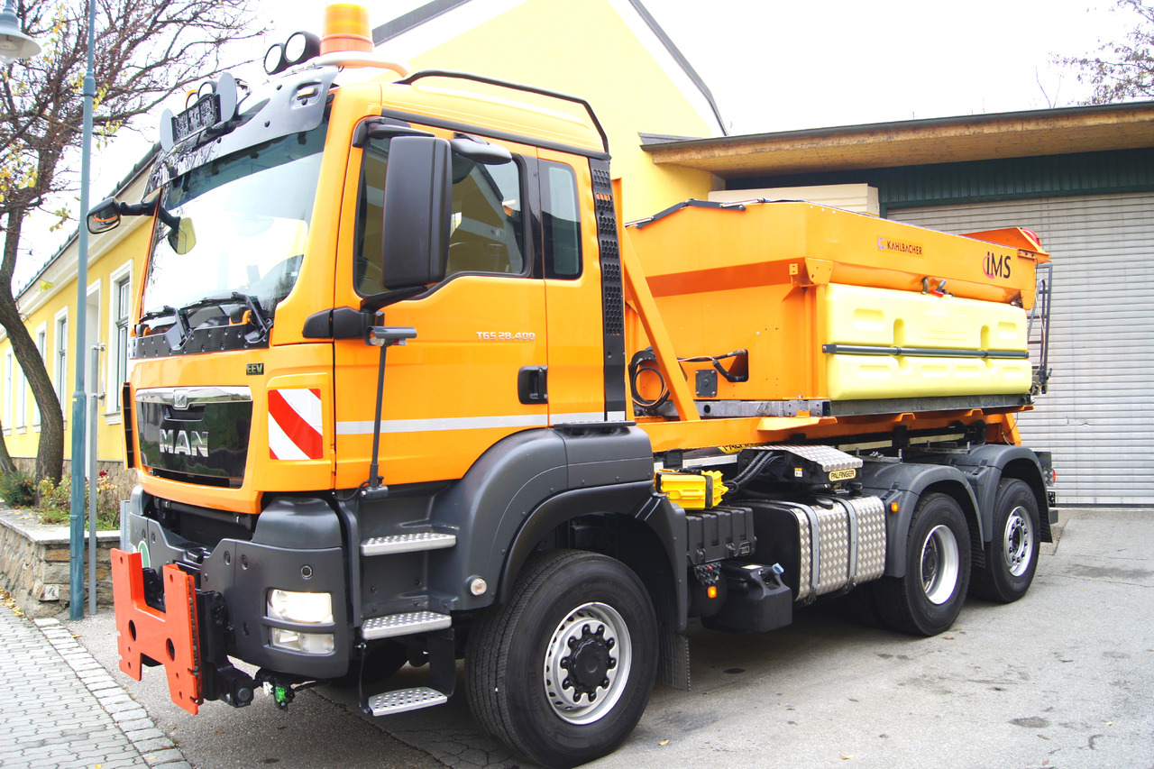 MAN TGS 28.400 BL 6x4-4/TÜV/PALIFT/Winterdienst/Salzstreuer/Streuer/Schneepflug - Camião basculante: foto 3 MAN TGS 28.400 BL 6x4-4/TÜV/PALIFT/Winterdienst/Salzstreuer/Streuer/Schneepflug - Camião basculante: foto 3