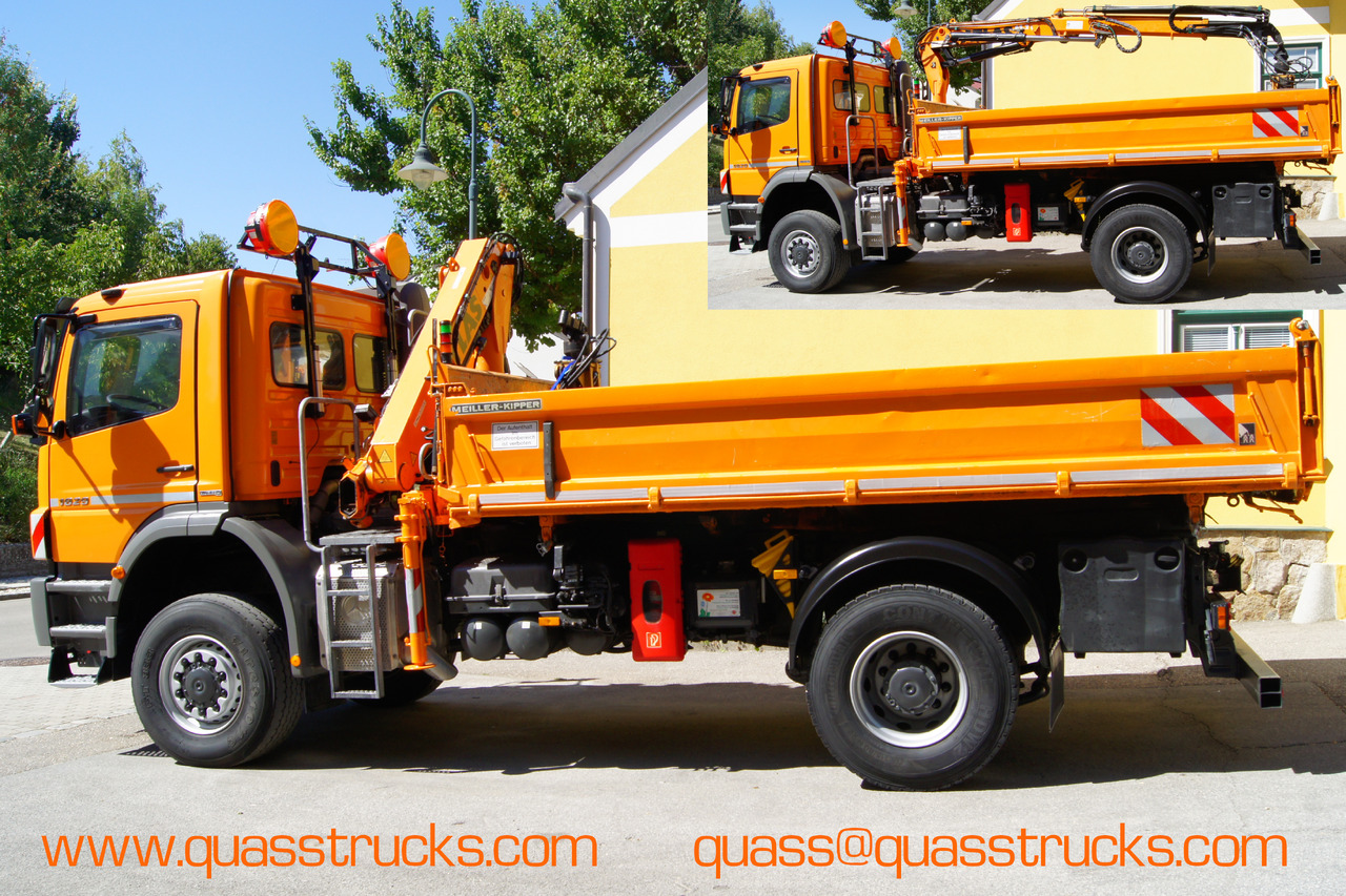 MERCEDES-BENZ AXOR 1829 4x4/EURO 5/ATLAS 65.2/MEILLER/Winterdienst - Camião basculante, Camião grua: foto 3 MERCEDES-BENZ AXOR 1829 4x4/EURO 5/ATLAS 65.2/MEILLER/Winterdienst - Camião basculante, Camião grua: foto 3