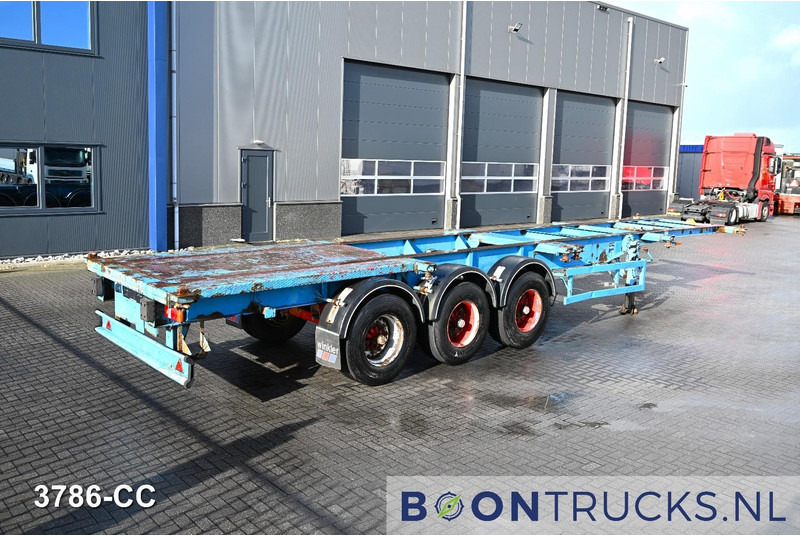 Blumhardt Cont.-Sal 40.24 E FIXED CHASSIS | 2x20-30-40ft * STEEL SUSPENSION * 5450 KG * BPW - Semi-reboque transportador de contêineres/ Caixa móvel: foto 1 Blumhardt Cont.-Sal 40.24 E FIXED CHASSIS | 2x20-30-40ft * STEEL SUSPENSION * 5450 KG * BPW - Semi-reboque transportador de contêineres/ Caixa móvel: foto 1