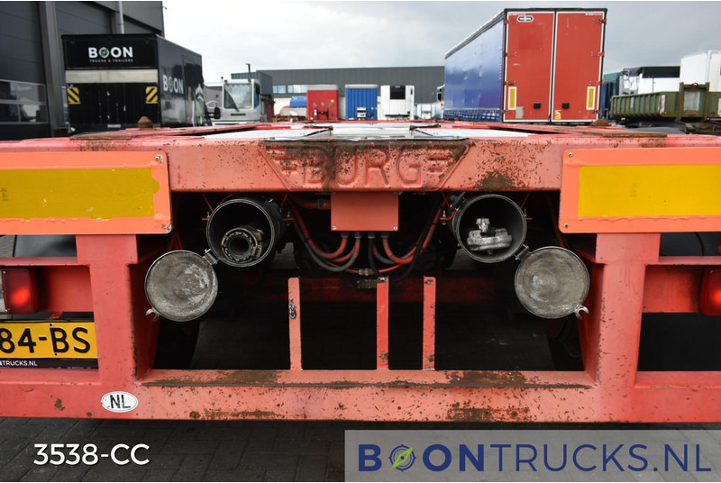 Semi-reboque transportador de contêineres/ Caixa móvel Burg BPO 12-27 CCXGX-00 TANK CHASSIS | 20-30ft *  3800 Kg * NL TRAILER: foto 7
