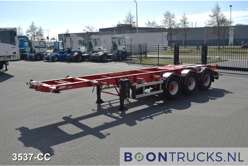 Burg BPO 12 27 CCXGX 01 TANK CHASSIS | 20-30ft * 3850 Kg * ADR * NL TRAILER - Semi-reboque transportador de contêineres/ Caixa móvel: foto 4 Burg BPO 12 27 CCXGX 01 TANK CHASSIS | 20-30ft * 3850 Kg * ADR * NL TRAILER - Semi-reboque transportador de contêineres/ Caixa móvel: foto 4